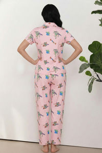 Zivame Toy Story Buttersoft Knit Poly Pyjama Set - Crystal Rose — thumbnail 3